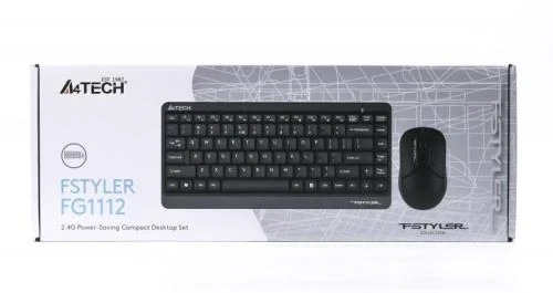 Комплект беспроводной A4tech Fstyler FG1112, Black - Фото 4 Комплект беспроводной A4tech Fstyler FG1112, Black - изображение 4