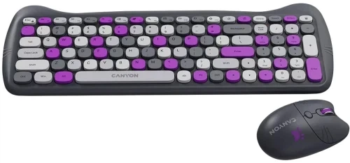 Комплект беспроводной Canyon HSET-W6 "Kitty Edition", Violet (CNS-HSETW6VT) - изображение 2