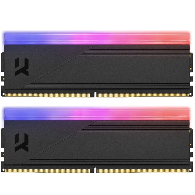 Модуль пам`ятi DDR5 2x16GB/6800 Goodram IRDM RGB Black (IRG-68D5L34S/32GDC) - Фото 1 Модуль пам`ятi DDR5 2x16GB/6800 Goodram IRDM RGB Black (IRG-68D5L34S/32GDC) - зображення 1