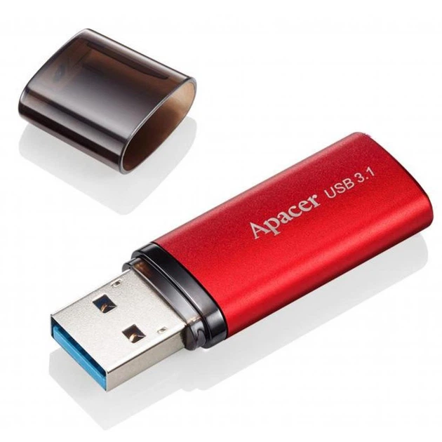 Флешка APACER АН25B 64GB USB3.1 Red - Фото 1 Флешка APACER АН25B 64GB USB3.1 Red - зображення 1