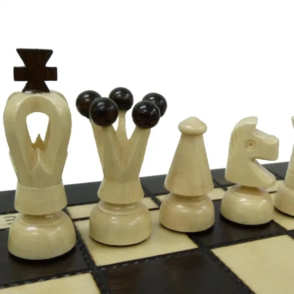 Шахматы и шашки 2в1 резные малые 350*350 мм СН 165А Гранд Презент СН 165А - изображение 7