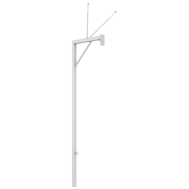 Баскетбольная стойка на одной опоре для улицы стационарная стойка для игры в баскетбол - изображение 3