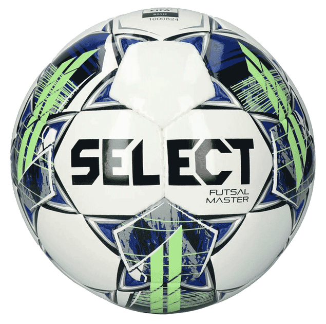 М'яч футзальний Select Futsal Master v22 біло-зелений Уні 4 - Фото 1 М'яч футзальний Select Futsal Master v22 біло-зелений Уні 4 - зображення 1