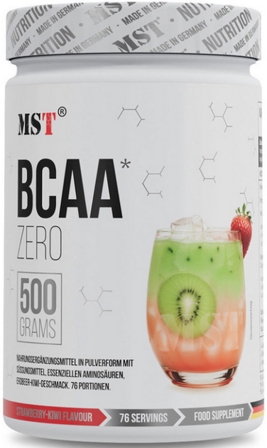 BCAA MST BCAA zero 500 g клубника-киви - Фото 1 BCAA MST BCAA zero 500 g клубника-киви - изображение 1