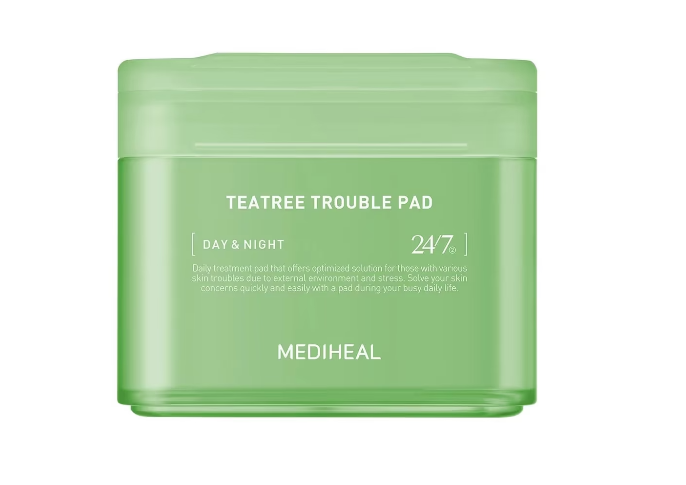 Тонер-пади для обличчя Mediheal Teatree Trouble Pad 100 шт - Фото 1 Тонер-пади для обличчя Mediheal Teatree Trouble Pad 100 шт - зображення 1