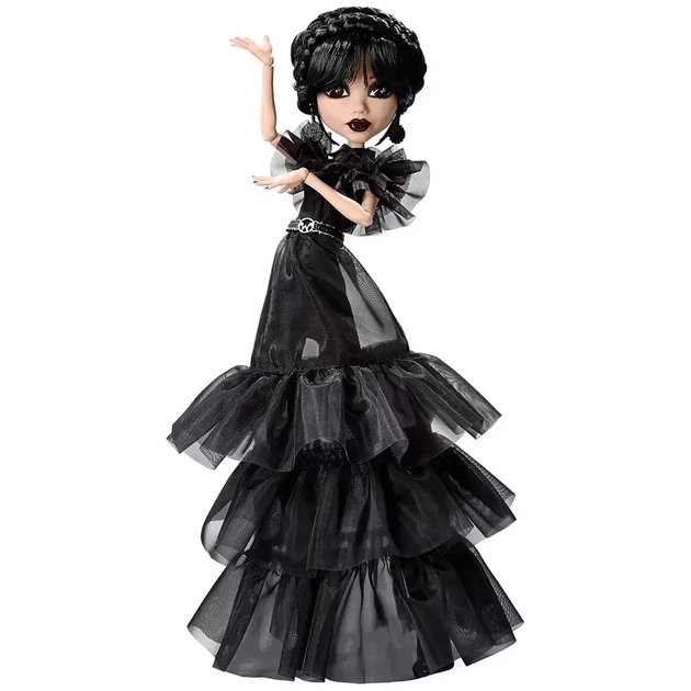 Колекційна лялька Monster High X Wednesday Венздей Танці Rave'N HXJ03 Монстр Хай Mattel - Фото 2 Колекційна лялька Monster High X Wednesday Венздей Танці Rave'N HXJ03 Монстр Хай Mattel - зображення 2