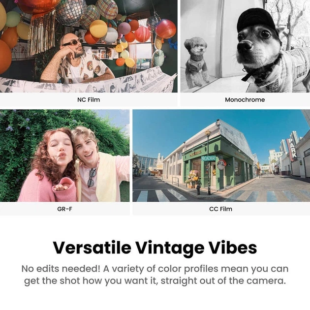 Экшн-камера Insta360 GO 3S Retro Bundle (Special Edition) Canvas White 128G - Фото 11 Экшн-камера Insta360 GO 3S Retro Bundle (Special Edition) Canvas White 128G - изображение 11