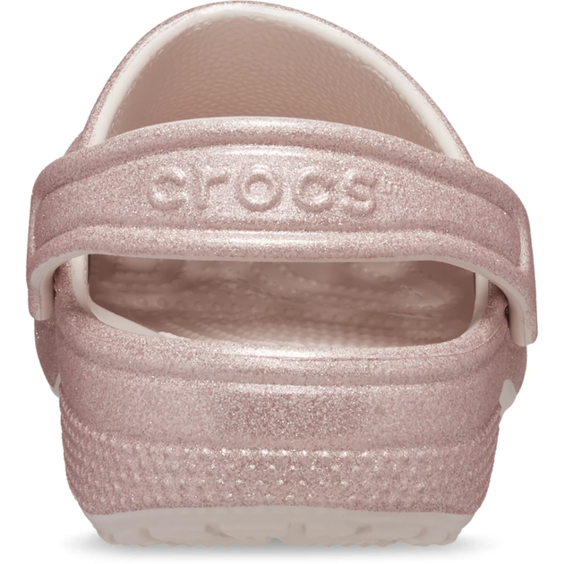 Жіночі крокси класік Crocs Classic Glitter Clog Quartz (38-39, рожевий) - изображение 6