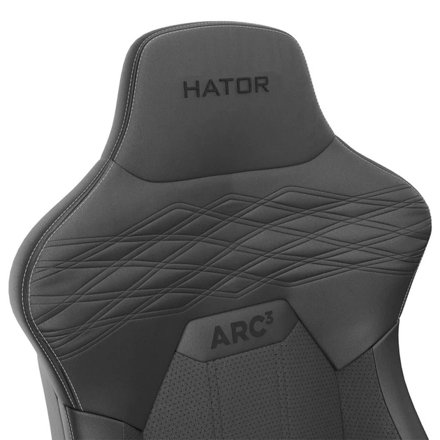 Крісло для геймерів HATOR Arc 3 XL PU (HTC3400XL) Black - Фото 3 Крісло для геймерів HATOR Arc 3 XL PU (HTC3400XL) Black - зображення 3