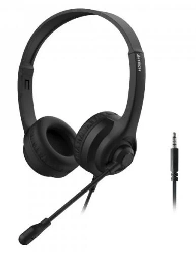 Навушники A4Tech HS-8i, Black - Фото 1 Навушники A4Tech HS-8i, Black - зображення 1