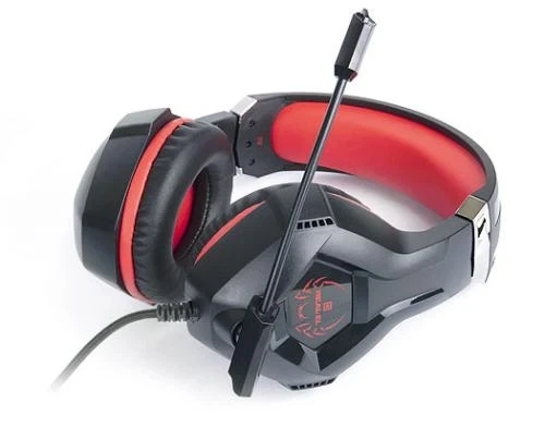 Наушники REAL-EL GDX-7575, Black/Red - Фото 3 Наушники REAL-EL GDX-7575, Black/Red - изображение 3