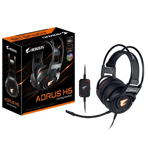 Навушники Gigabyte AORUS H5, Black - зображення 7
