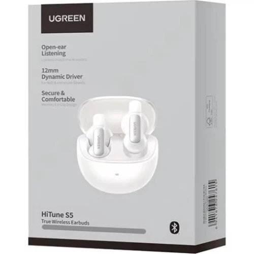 Навушники бездротові Ugreen HiTune S5 Open Wearable (WS210), White (45761) - Фото 5 Навушники бездротові Ugreen HiTune S5 Open Wearable (WS210), White (45761) - зображення 5