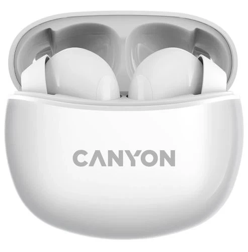 Наушники Canyon TWS-5, White (CNS-TWS5W) - Фото 3 Наушники Canyon TWS-5, White (CNS-TWS5W) - изображение 3