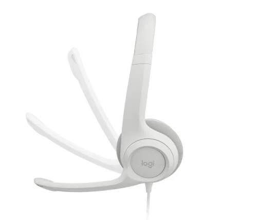 Наушники Logitech H390, Off-White, USB (981-001286) - Фото 2 Наушники Logitech H390, Off-White, USB (981-001286) - изображение 2