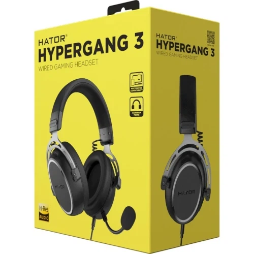 Навушники Hator Hypergang 3 Hi-Res, Black (ESH05) - Фото 6 Навушники Hator Hypergang 3 Hi-Res, Black (ESH05) - зображення 6