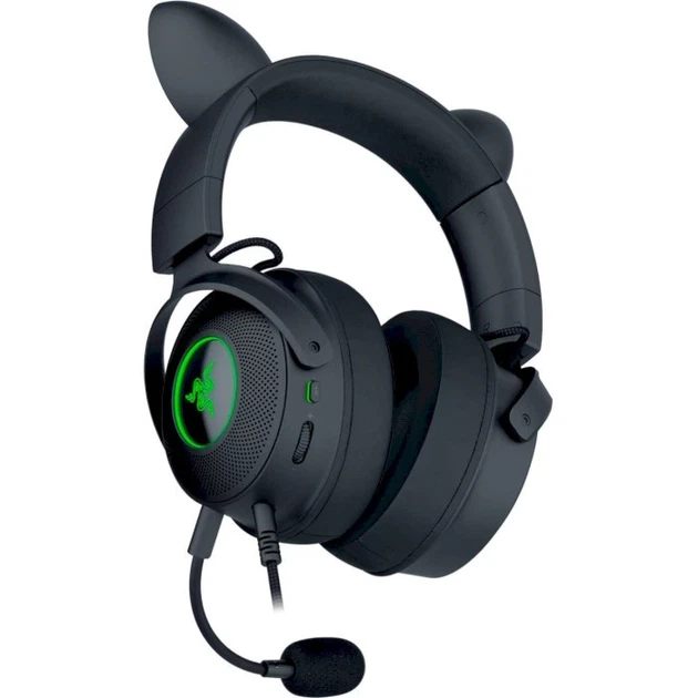 Навушники Razer Kraken Kitty Ed V2 PRO, Black - Фото 6 Навушники Razer Kraken Kitty Ed V2 PRO, Black - зображення 6