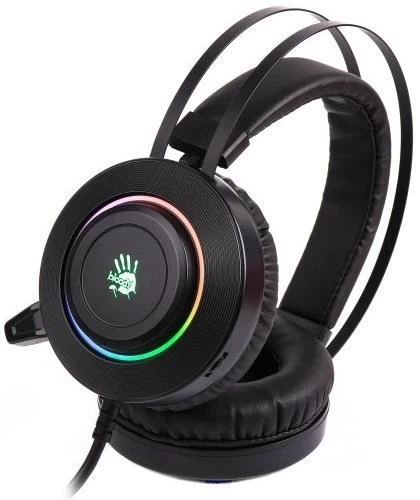 Наушники Bloody G521 Black игровые, подсветка - Фото 2 Наушники Bloody G521 Black игровые, подсветка - изображение 2