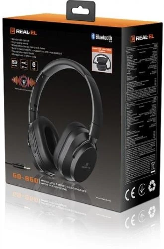 Навушники REAL-EL GD-860 Black - зображення 3