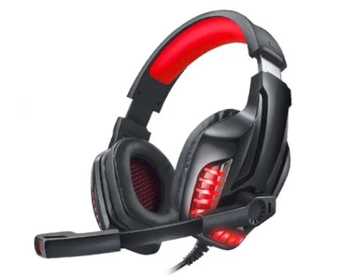 Наушники REAL-EL GDX-7650, Black/Red - Фото 1 Наушники REAL-EL GDX-7650, Black/Red - изображение 1