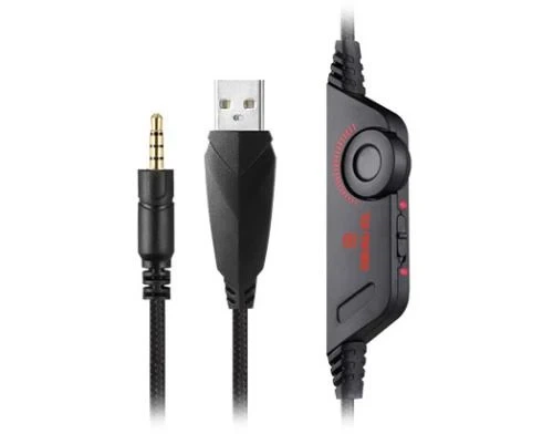 Наушники REAL-EL GDX-7650, Black/Red - Фото 4 Наушники REAL-EL GDX-7650, Black/Red - изображение 4