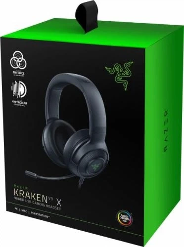 Навушники Razer Kraken V3 X USB (RZ04-03750300-R3M1) - Фото 4 Навушники Razer Kraken V3 X USB (RZ04-03750300-R3M1) - зображення 4