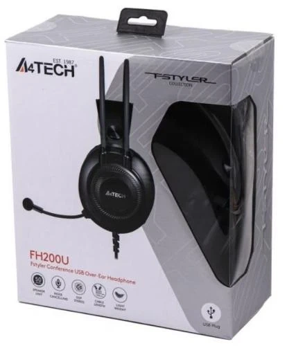 Навушники A4Tech Fstyler FH200U, Grey - зображення 5