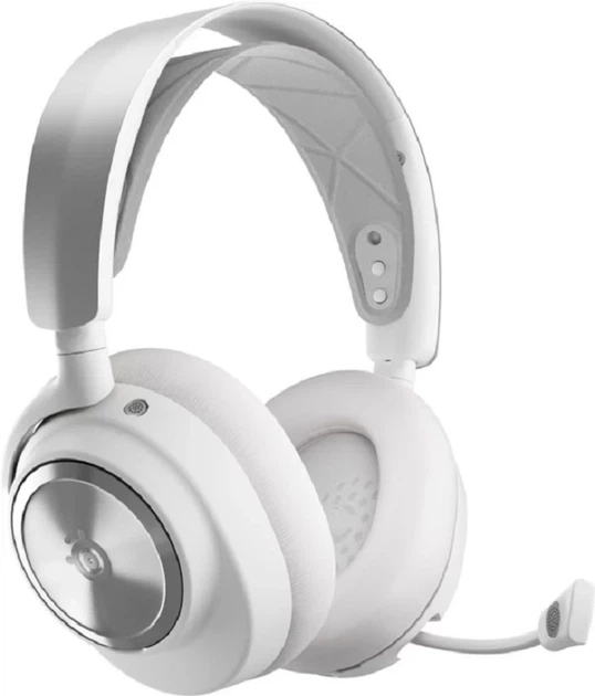 Наушники SteelSeries Arctis Nova Pro Wireless, White - Фото 2 Наушники SteelSeries Arctis Nova Pro Wireless, White - изображение 2