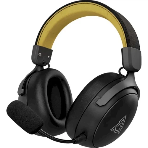 Наушники беспроводные Ajazz AHM08 MAX, Black/Grey/Yellow - Фото 1 Наушники беспроводные Ajazz AHM08 MAX, Black/Grey/Yellow - изображение 1