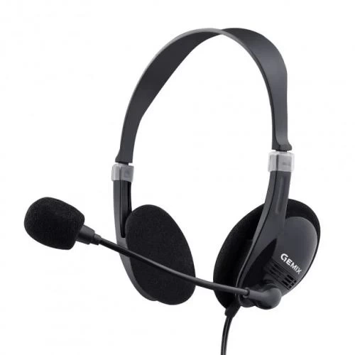 Навушники Gemix HP-120MV, Black - Фото 1 Навушники Gemix HP-120MV, Black - зображення 1
