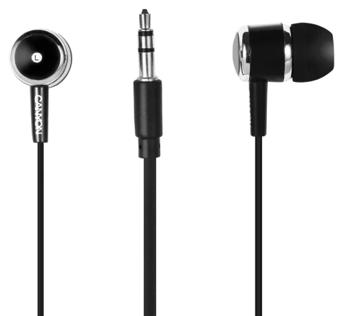 Навушники Canyon CNE-CEPM01B, Black - Фото 2 Навушники Canyon CNE-CEPM01B, Black - зображення 2
