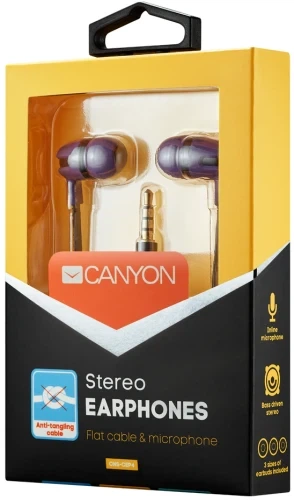 Наушники Canyon SEP-4, Purple (CNS-CEP4P) - изображение 3