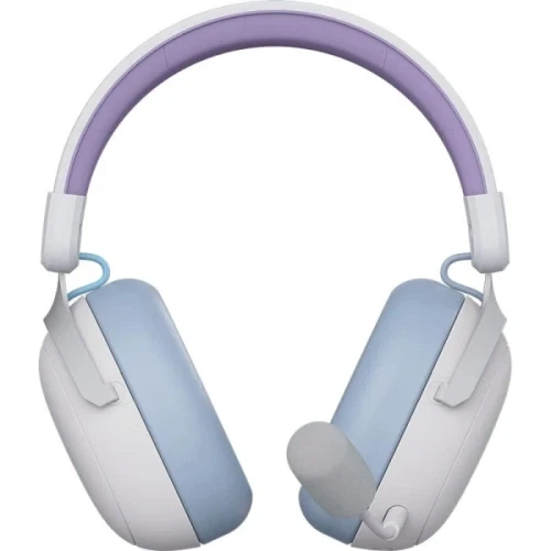 Наушники беспроводные Ajazz AHM08 MAX, Purple/White/Blue - Фото 4 Наушники беспроводные Ajazz AHM08 MAX, Purple/White/Blue - изображение 4
