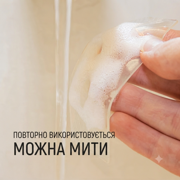 Силиконовые накладки для коррекции рубцов ареолы Silagen Areola Circles прозрачные 2 шт диаметр 7,3 см - изображение 4