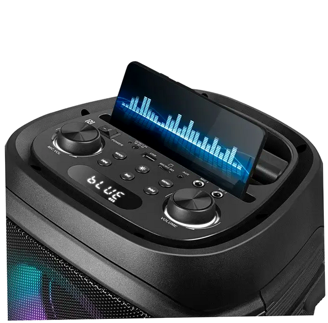 Акустична система Bluetooth 100 Вт акумулятор 4400 мА·год для пікніка переносна чорний Sven HM-0128 - зображення 5