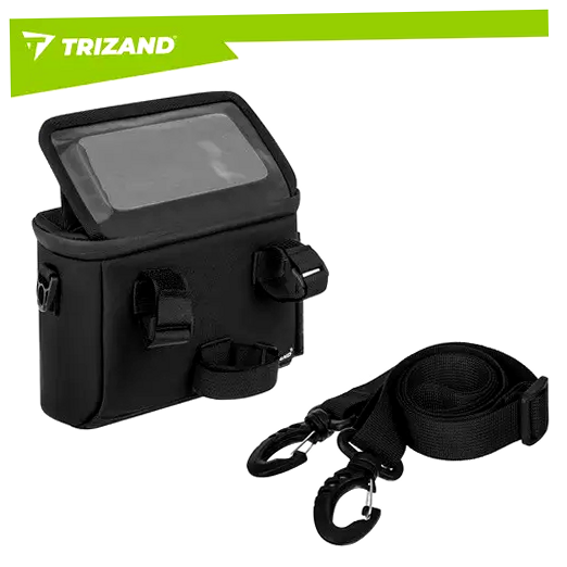 Велосипедный держатель телефона сумка на руль для смартфона Trizand HM-0010 - Фото 6 Велосипедный держатель телефона сумка на руль для смартфона Trizand HM-0010 - изображение 6