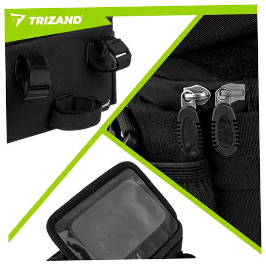 Велосипедный держатель телефона сумка на руль для смартфона Trizand HM-0010 - Фото 8 Велосипедный держатель телефона сумка на руль для смартфона Trizand HM-0010 - изображение 8