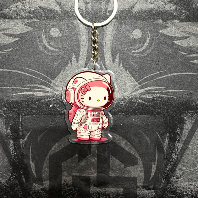 Брелок з Акрилу Hello Kitty - Фото 2 Брелок з Акрилу Hello Kitty - зображення 2