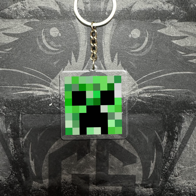 Брелок из Акрила Minecraft Крипер - изображение 2