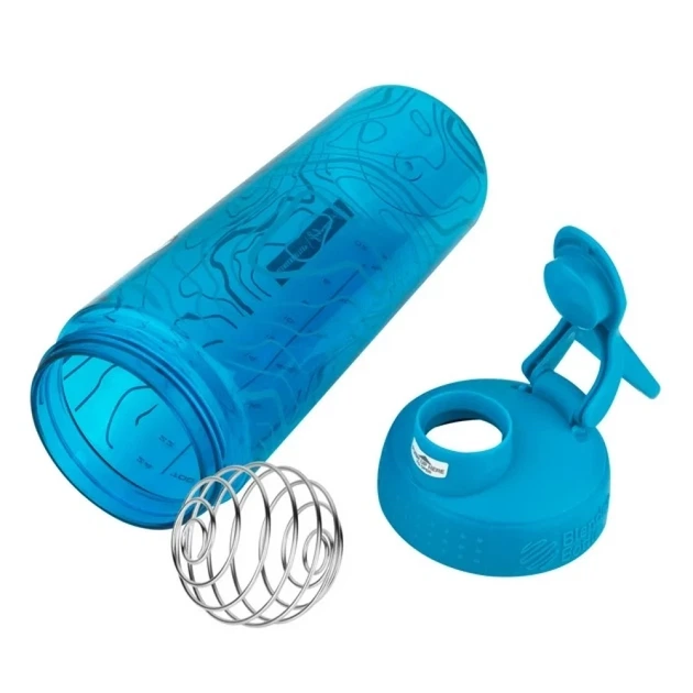 Шейкер спортивный BlenderBottle SportMixer Sleek 28oz/820ml Eastman Tritan Аква - Фото 5 Шейкер спортивный BlenderBottle SportMixer Sleek 28oz/820ml Eastman Tritan Аква - изображение 5