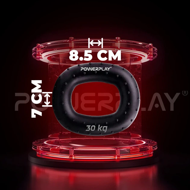 Еспандер кистьовий ProDobro PP-4337 30 кг силіконовий чорний - Фото 9 Еспандер кистьовий ProDobro PP-4337 30 кг силіконовий чорний - зображення 9
