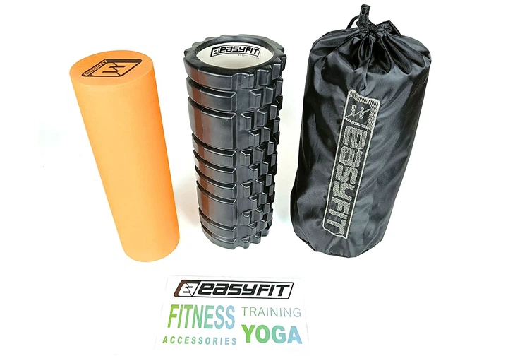 Массажный ролик ProDobro PRO Active 33 см EVA-пена черный серый - Фото 3 Массажный ролик ProDobro PRO Active 33 см EVA-пена черный серый - изображение 3
