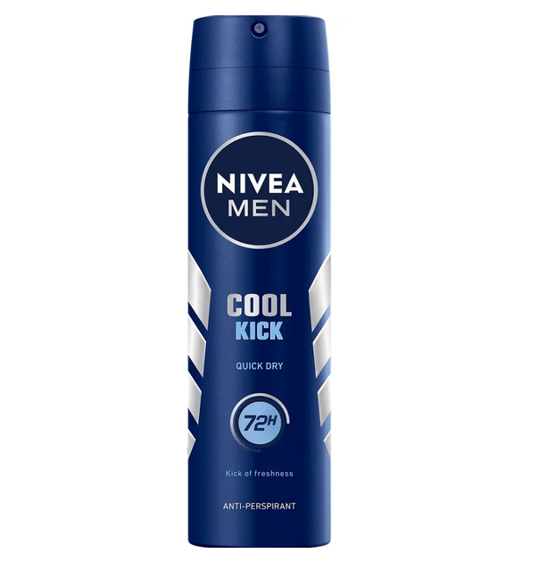 Антиперспірант Nivea спрей чоловічий Заряд Прохолоди 150 мл (9005800396415)