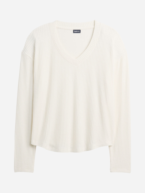 Пижама (лонгслив + штаны) женская больших размеров Gap 128581946 2XL Молочная (1160097101) - изображение 8