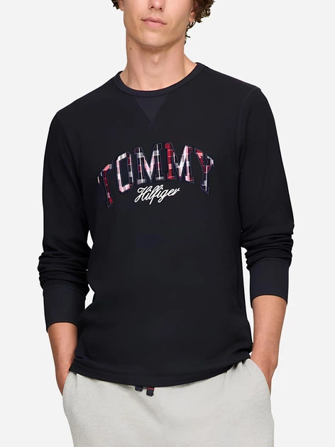 Пижамный лонгслив мужской хлопковый Tommy Hilfiger 45984041 M Синий (1160053574) - Фото 3 Пижамный лонгслив мужской хлопковый Tommy Hilfiger 45984041 M Синий (1160053574) - изображение 3