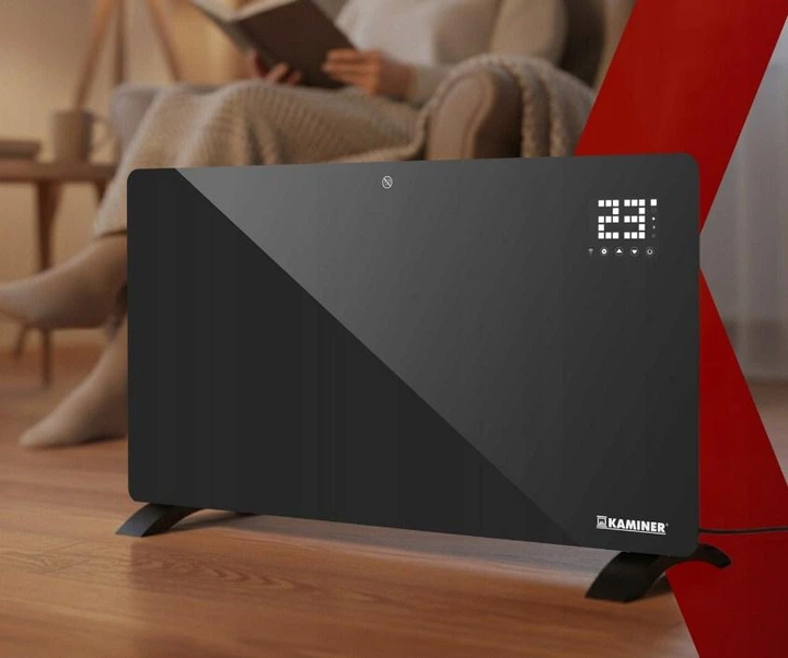 Электрический радиатор 2500 Вт для дома 85 см черный Zelva FK-0963 - изображение 5