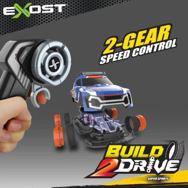 Машинка-конструктор Build 2 Drive Super Sports на радиоуправлении синий (20702) 5249431 - Фото 5 Машинка-конструктор Build 2 Drive Super Sports на радиоуправлении синий (20702) 5249431 - изображение 5