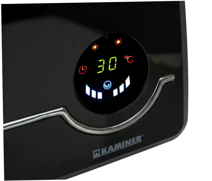 Повітряна фіранка 2000 Вт з Wi-Fi для дому 50x18x13 см чорна KAMINER HM-0573 - зображення 6