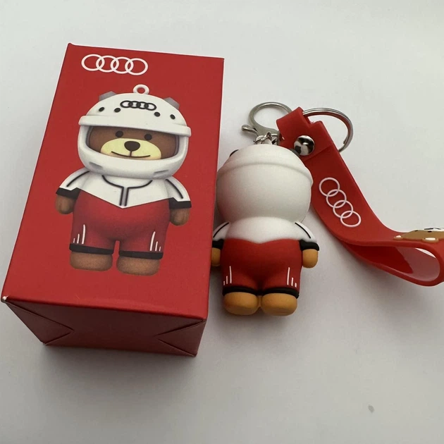 Брелок Мишка пилот медведь АУДИ AUDI - Фото 4 Брелок Мишка пилот медведь АУДИ AUDI - изображение 4