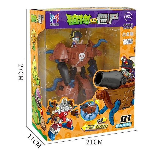 Игрушка Plants vs. Zombies Пиратский Зомбот Корабль-Осьминог трансформер - Фото 2 Игрушка Plants vs. Zombies Пиратский Зомбот Корабль-Осьминог трансформер - изображение 2